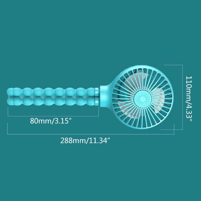 

Portable Stroller Fan Battery Operated Fan With Flexible Tripod Desk Fan Wrapped on Stroller/Car Seat/Student Bed/Bike