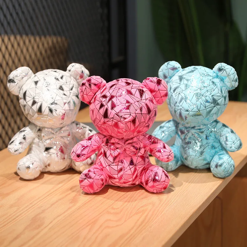 

12/16cm Cartoon New Stuffed Soft Bear Rabbit Plush Toys Key Buckle Cute Pendant Animals Doll Pillow For Kids Girls Nice Gifts