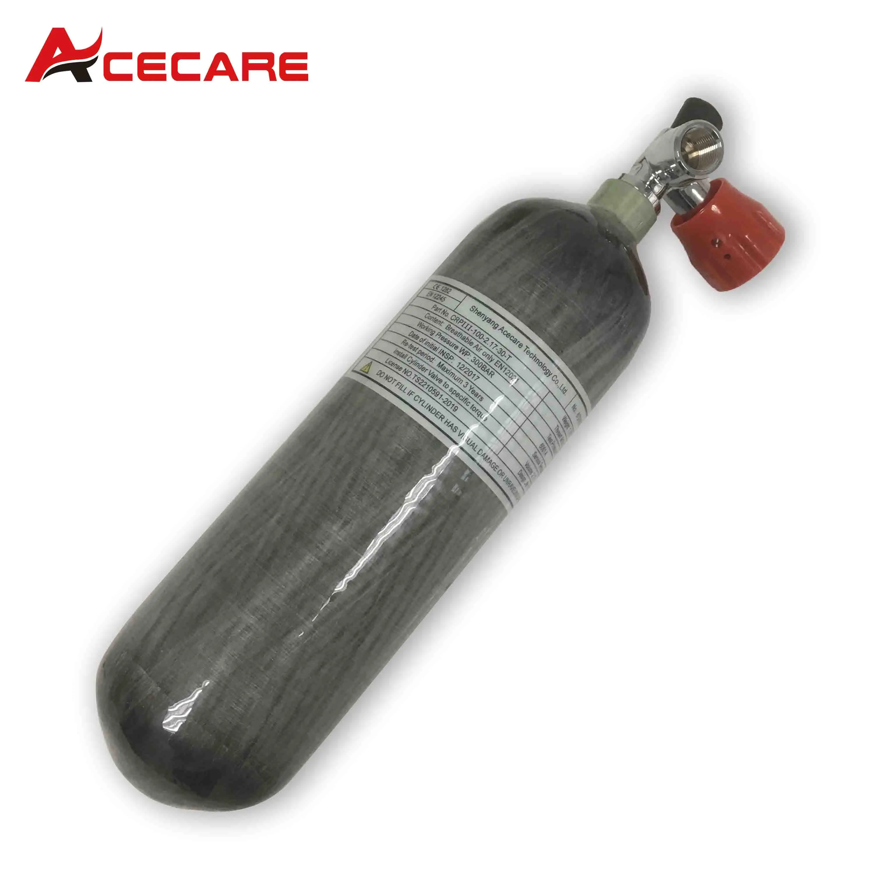 Пневматическая винтовка AC121711 Pcp 2 17 л 4500 фунт/кв. Дюйм алюминиевый кислородный
