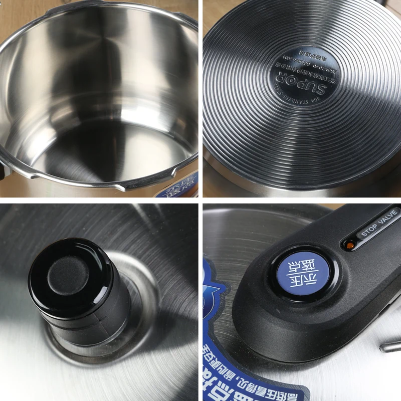 구매 압력 밥솥 304 스테인레스 스틸 수프 냄비, 주방 조리기구 요리 냄비 가스 인덕션 쿠커 스티잉 팬 가정용 쌀 구매 압력 밥솥 304 스테인레스 스틸 수프 냄비, 주방 조리기구 요리 냄비 가스 인덕션 쿠커 스티잉 팬 가정용 쌀