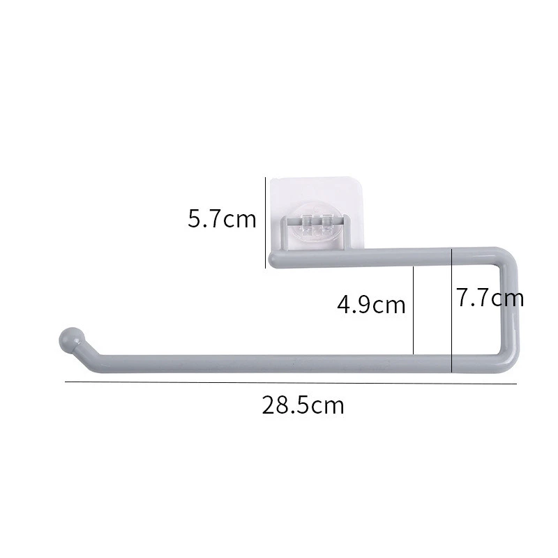 

Kitchen Free Punch Self Adhesive Roll Paper Toilet Towel Holder Rack Towel Holder Tissue Hanger Rack Nail-Free Cabinet Shelf