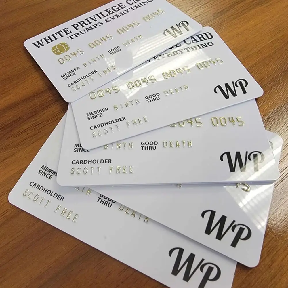 

White Privilege Card Wholesale U7N6