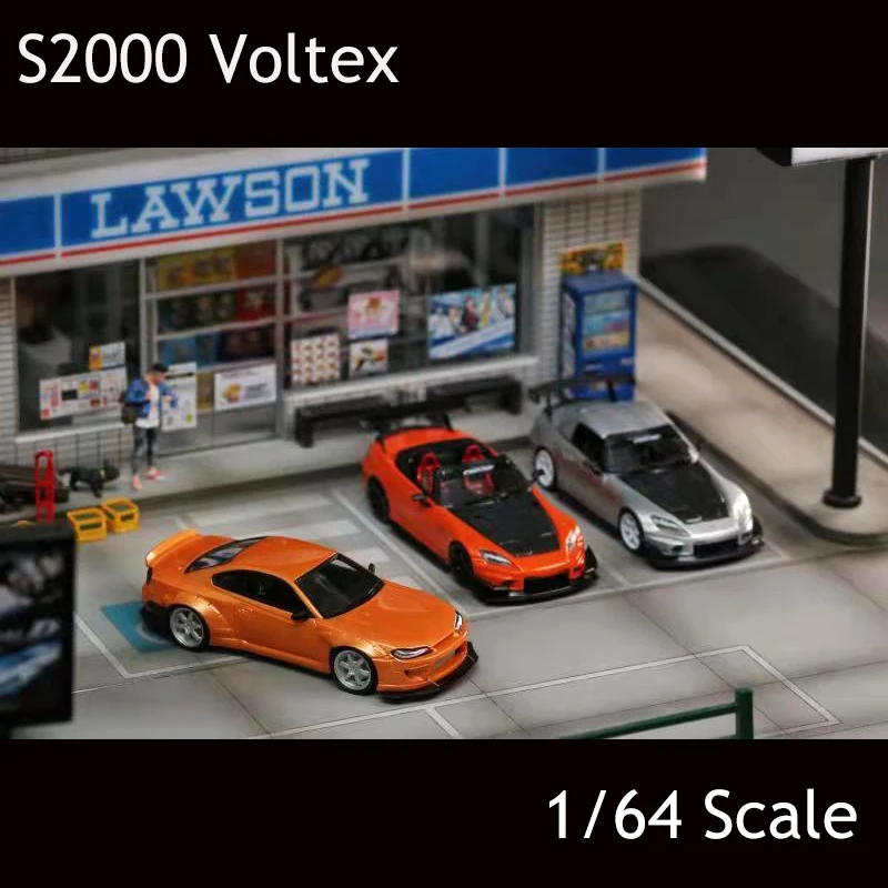 Модель автомобиля 1:64 поп игрушки дикий огонь S2000 Voltex полимерная установка