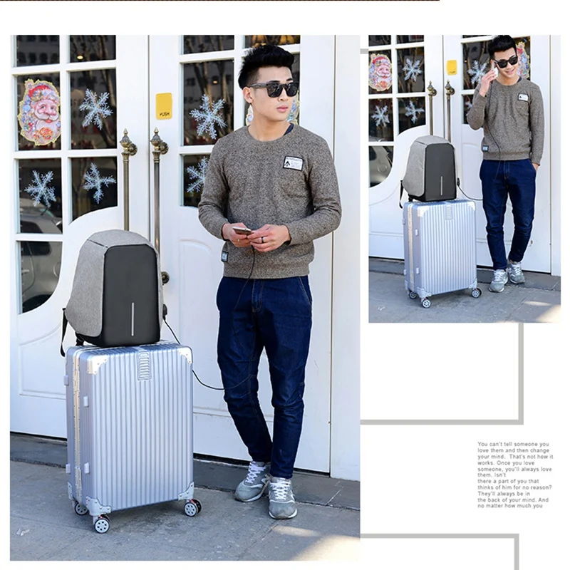 Большая Вместительная деловая Повседневная сумка для ноутбука модный