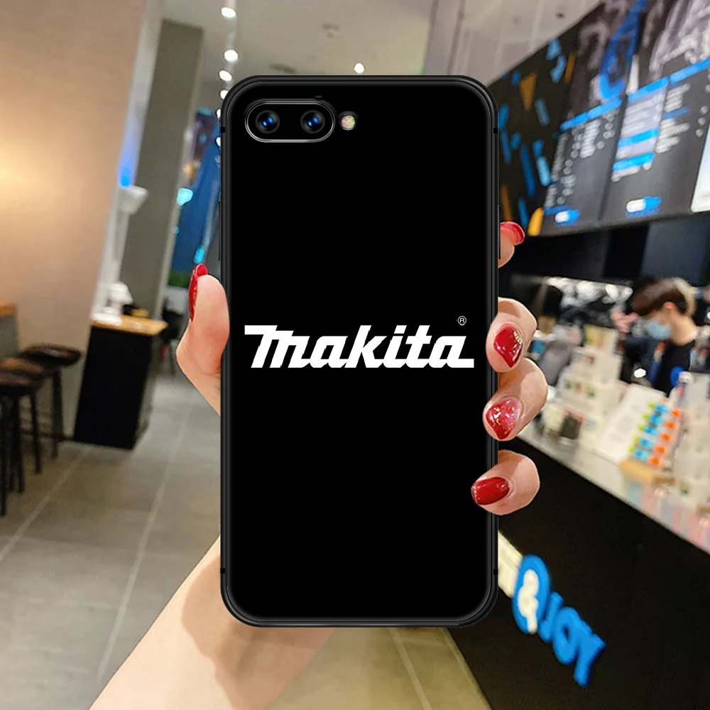 

makita brand logo Phone case For Huawei Honor 6 7 8 9 10 A C X i 20 Lite Pro Play black black cover fashion prime painting back