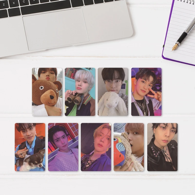 9Pcs/Set Kpop Nct127 Postcard Album Sticker Lomo Card Photocard Small Fans Collection Gift | Канцтовары для офиса и дома