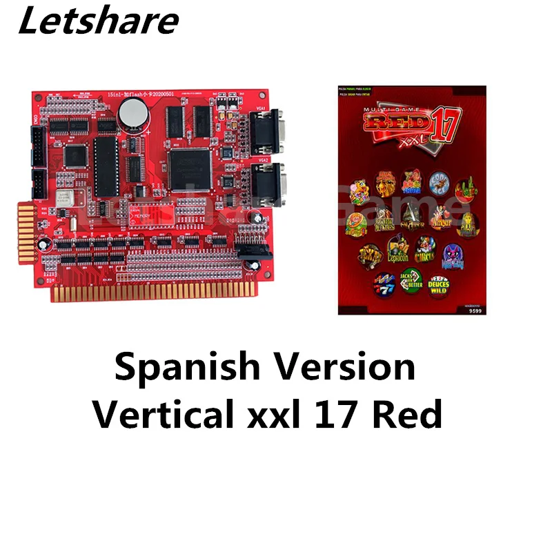 

Игровой автомат «фрукты Марио», настольная игра на испанском, вертикальном, XXL 17 красного цвета