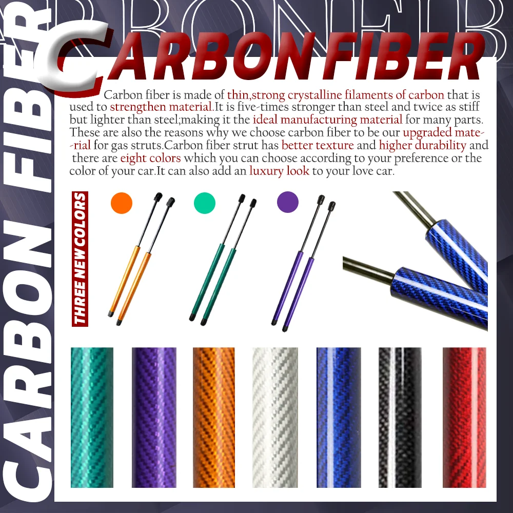 2 шт. Авто Задние Багажники загрузки газовая пружина стойки Prop Лифт поддержки