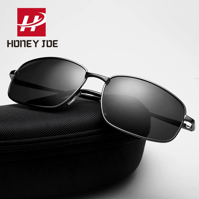 Мужские солнцезащитные очки с поляризацией в металлической оправе|Мужские очки|