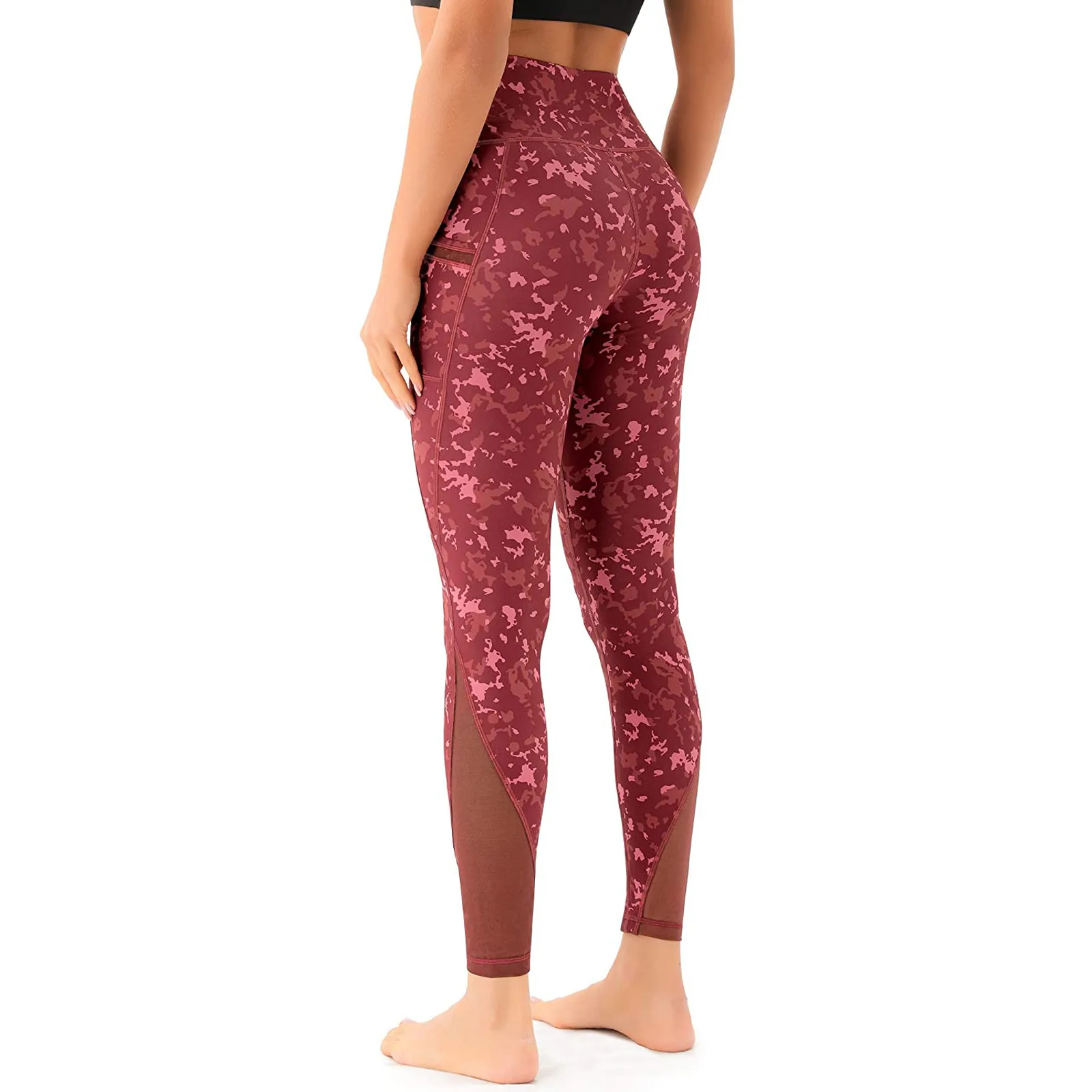 

Summer new style ladies fashion polyester hip pocket sports pants fitness pants leggings exercise 02*