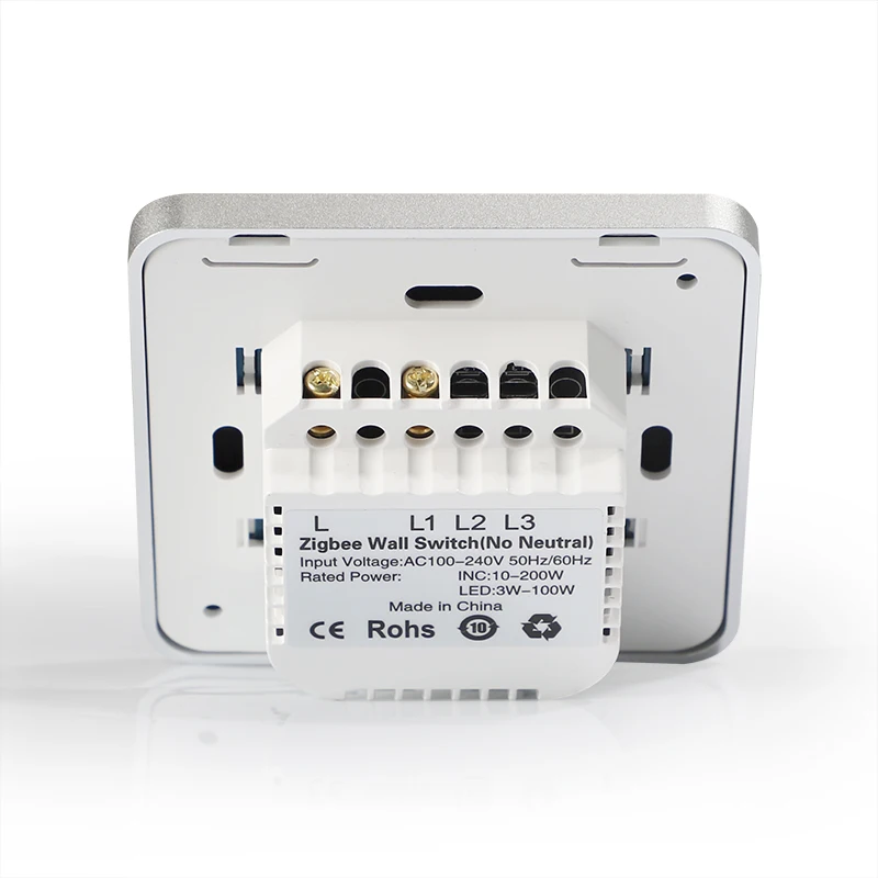 

EU UK Type Tuya Smart ZigBee One Gang Fire Wire Touch Switch works with Alexa ZigBee Echo Show/Plus Voice Control