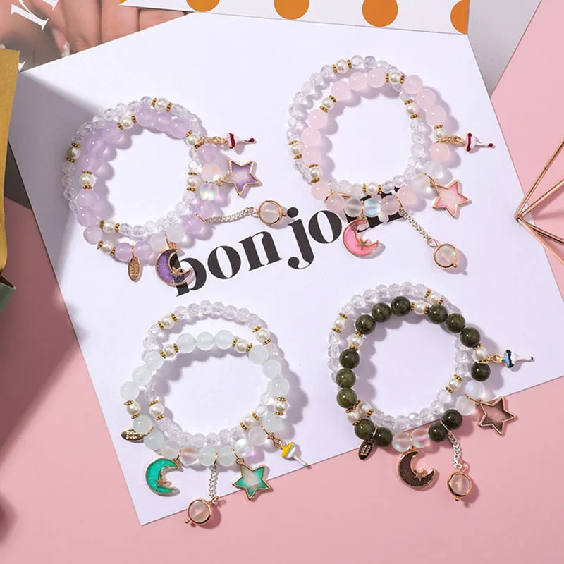 YADA модные браслеты-манжеты и браслеты со звездами Луной подвески для женщин