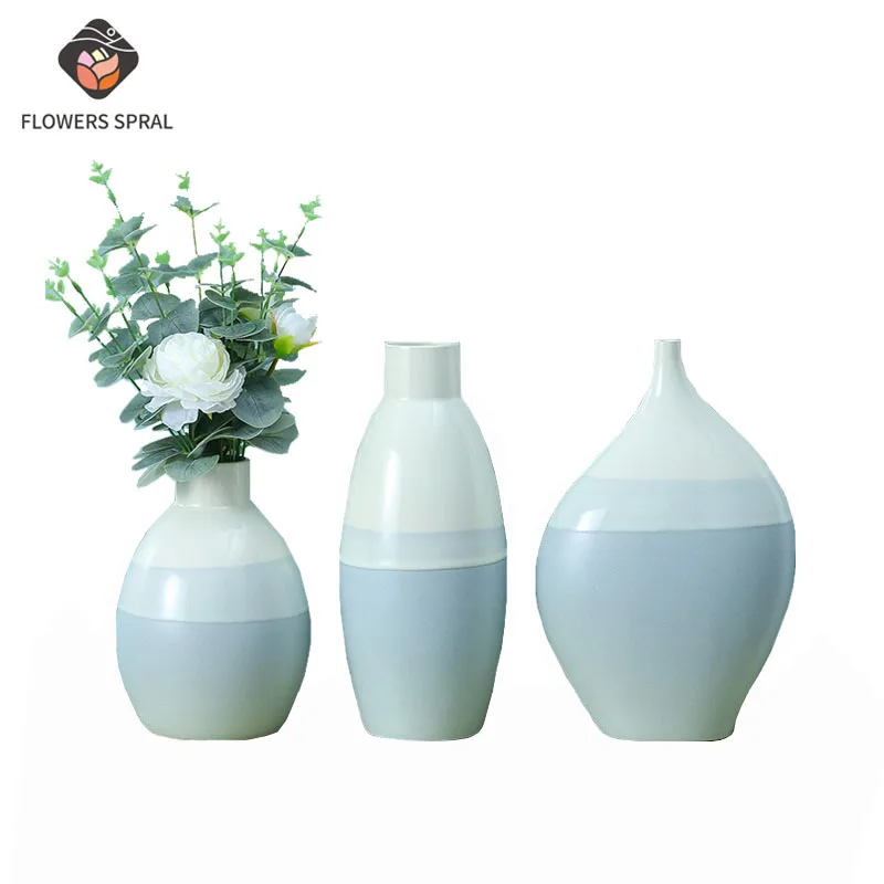 

Modern Morandi Ceramic Small Vase Decoration Home Craft Decoration Hydroponic Flower Arrangement Vase Decoration Christmas Gift