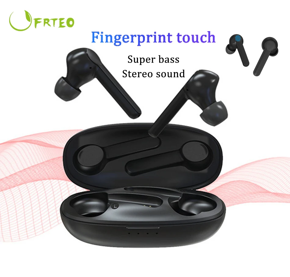 

New TWS Earphone Wireless Bluetooth 5.0 Earphone Auto Pairing Mini Earbuds W/Mic Charging Box HD Stereo Headset For iOS Android