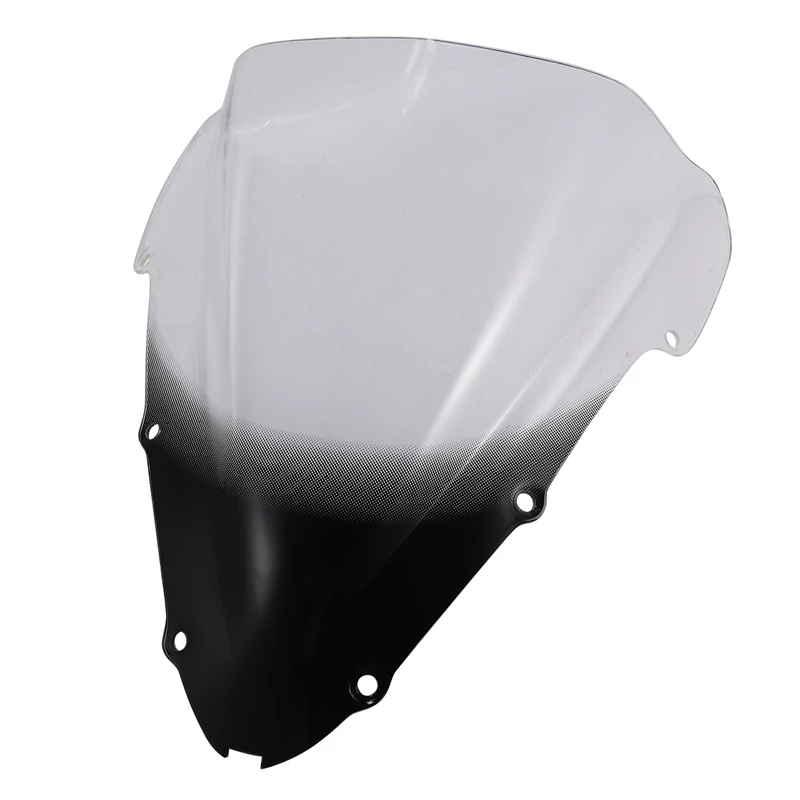 Прозрачное + черное ветровое стекло с двойными пузырьками для Honda CBR 600 F4I 2001 2002 03 04