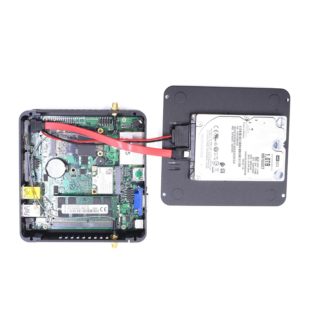 Мини-ПК VENOEN безвентиляторный Intel Celeron J4125 J4105 1 * DDR4 HD VGA HTPC низкая мощность ДЕШЕВАЯ