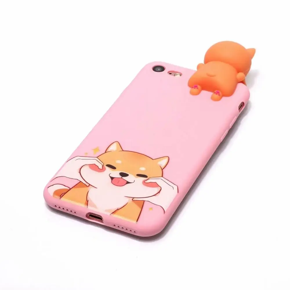 Для Xiaomi 8 F1 S2 5X чехол милый 3D мультфильм мягкий силиконовый для Redmi 5 4X 6A 7A K20 Note 5A 6 PRO