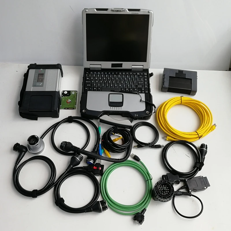 Супер Mb Star c5 для Bmw Icom a2 b c Диагностика 2 в 1 с одним ноутбуком CF30 4g программным