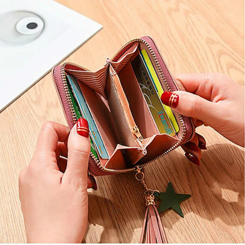 Женский кошелек с цветами милый свежий модный в европейском стиле простой на