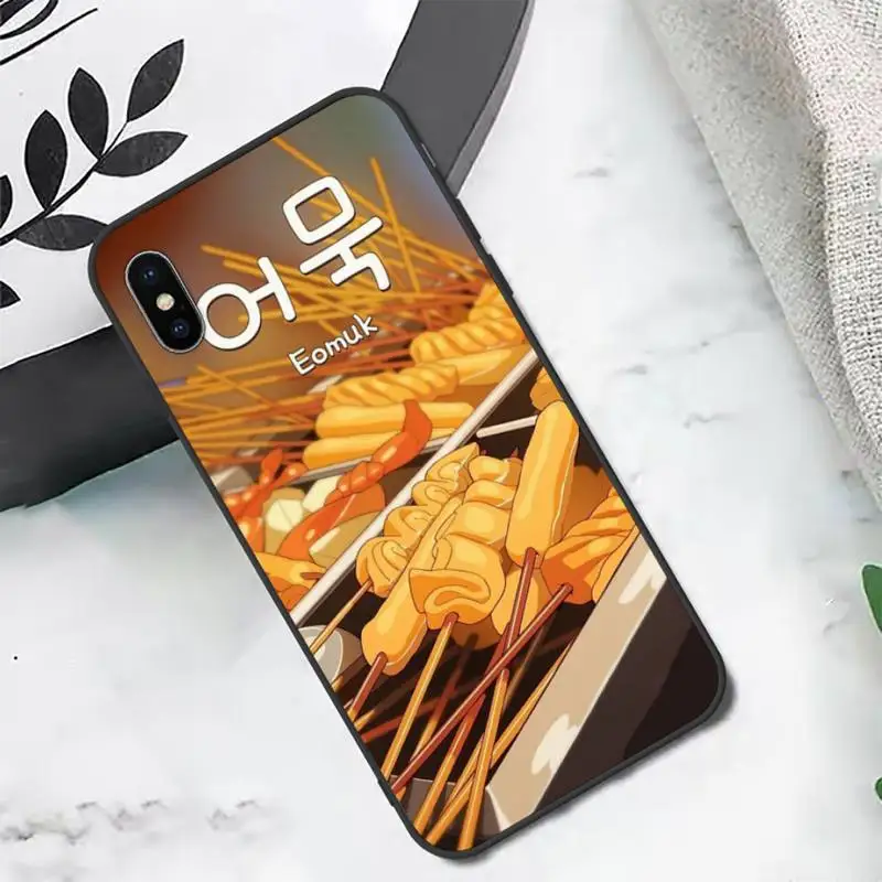 

Korean food Phone Case for iPhone 11 12 mini pro XS MAX 8 7 6 6S Plus X 5S SE 2020 XR