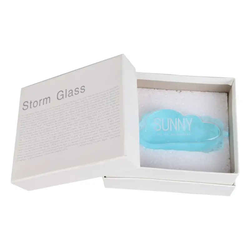 Настольный стильный прогноз погоды Storm Стекло капли воды стекло бутылка с база