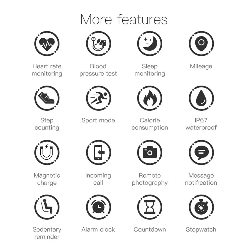 W4 спортивные умные часы браслет водонепроницаемый Bluetooth фитнес шагомер