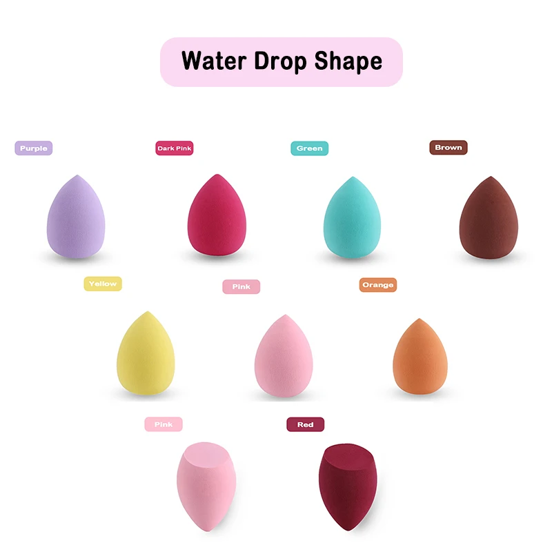 Форма капли воды косметическая губка спонж для макияжа смешивание лица Жидкая