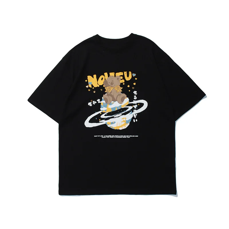 Летняя футболка большого размера с рисунком для женщин одежда из полиэстера