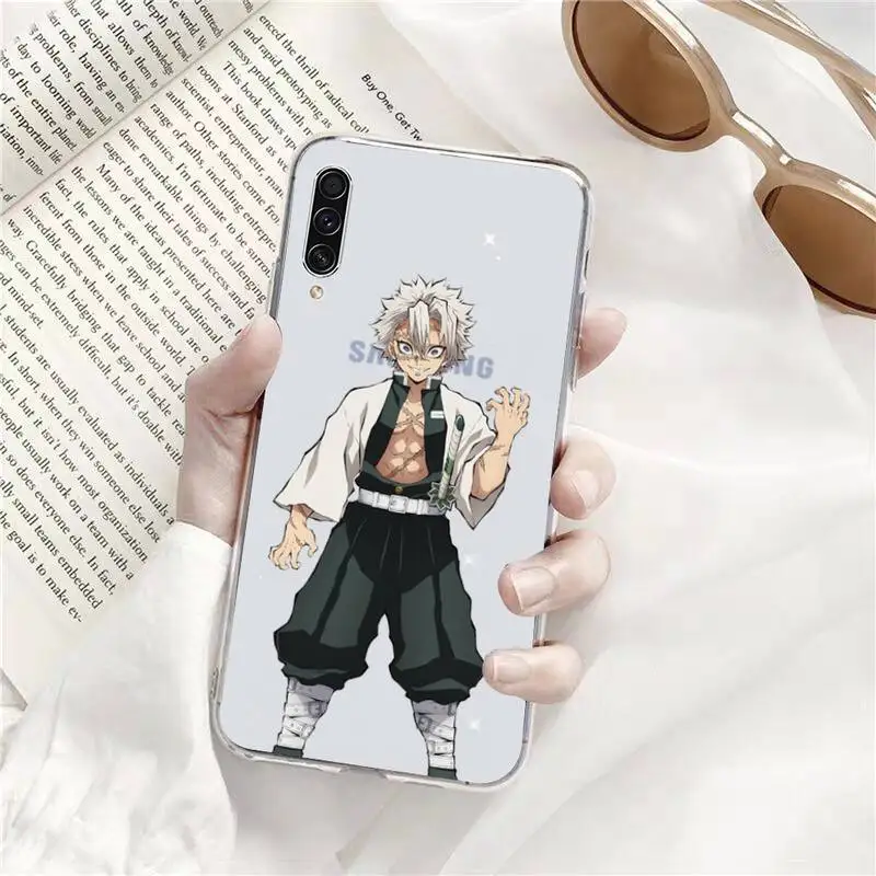 

Anime Demon Slayer Phone Case Transparent Clear For Samsung Galaxy A71 A21s S8 S9 S10 plus note 20 ultra