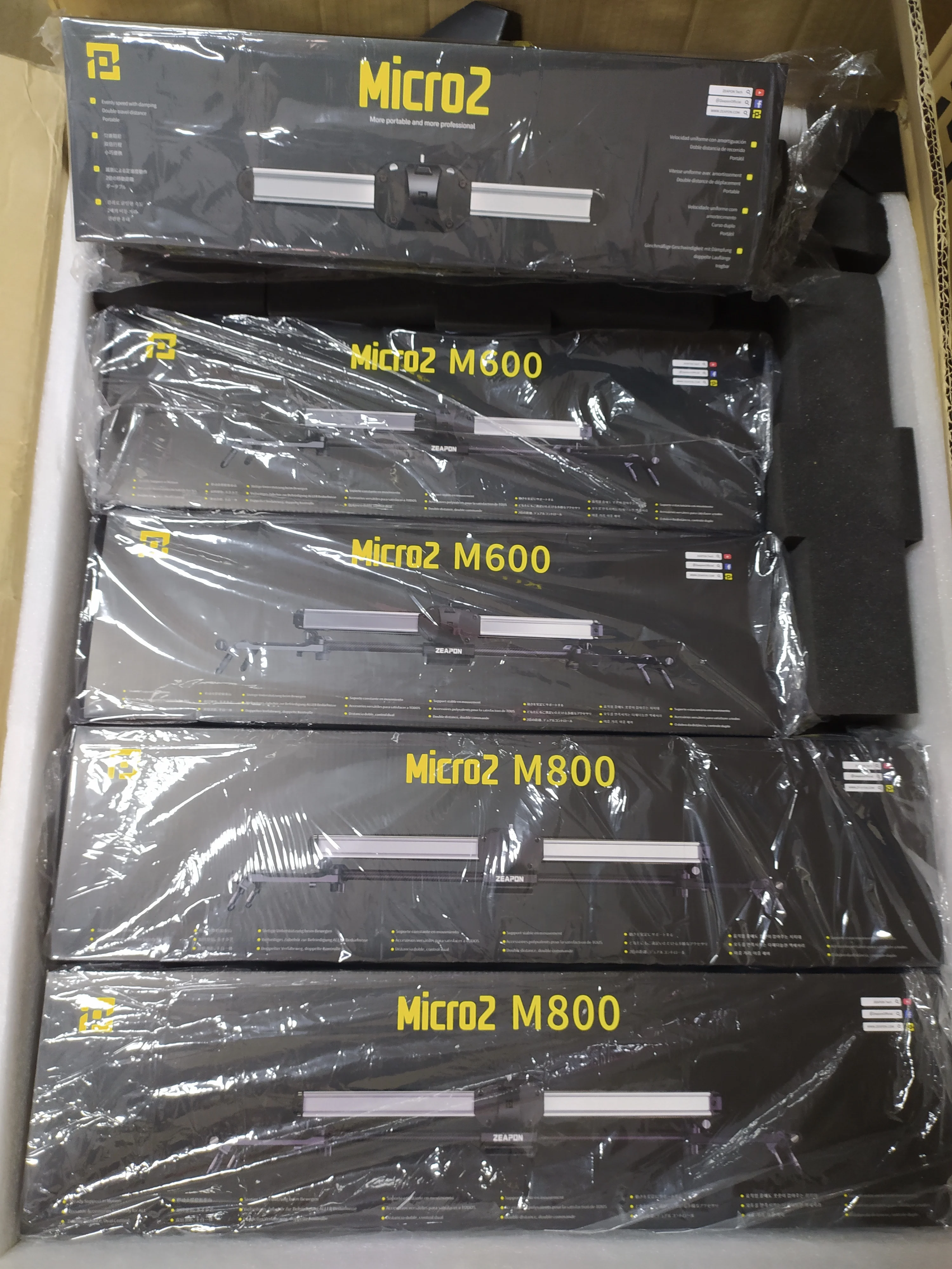 Рельсовый слайдер для DSLR камеры Zeapon Micro 2 E600 E800 M600 M800 ультратихий моторизованный с