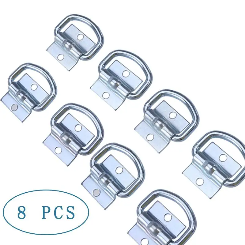 8 шт. подкованное кольцо для автомобильного прицепа D Крепежное буксировки