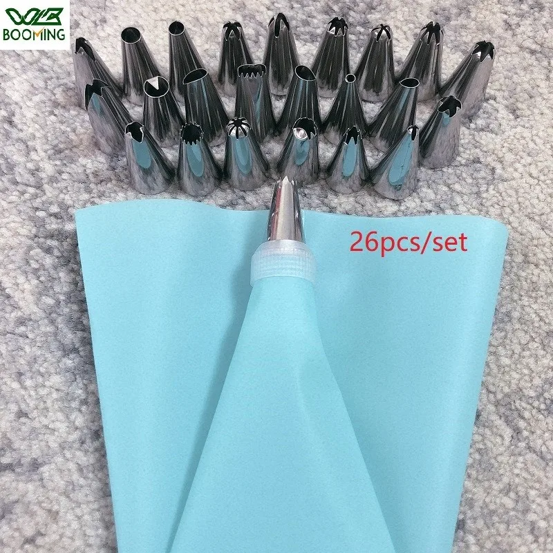 Мешок для кондитерских изделий из нержавеющей стали и насадка самостоятельного