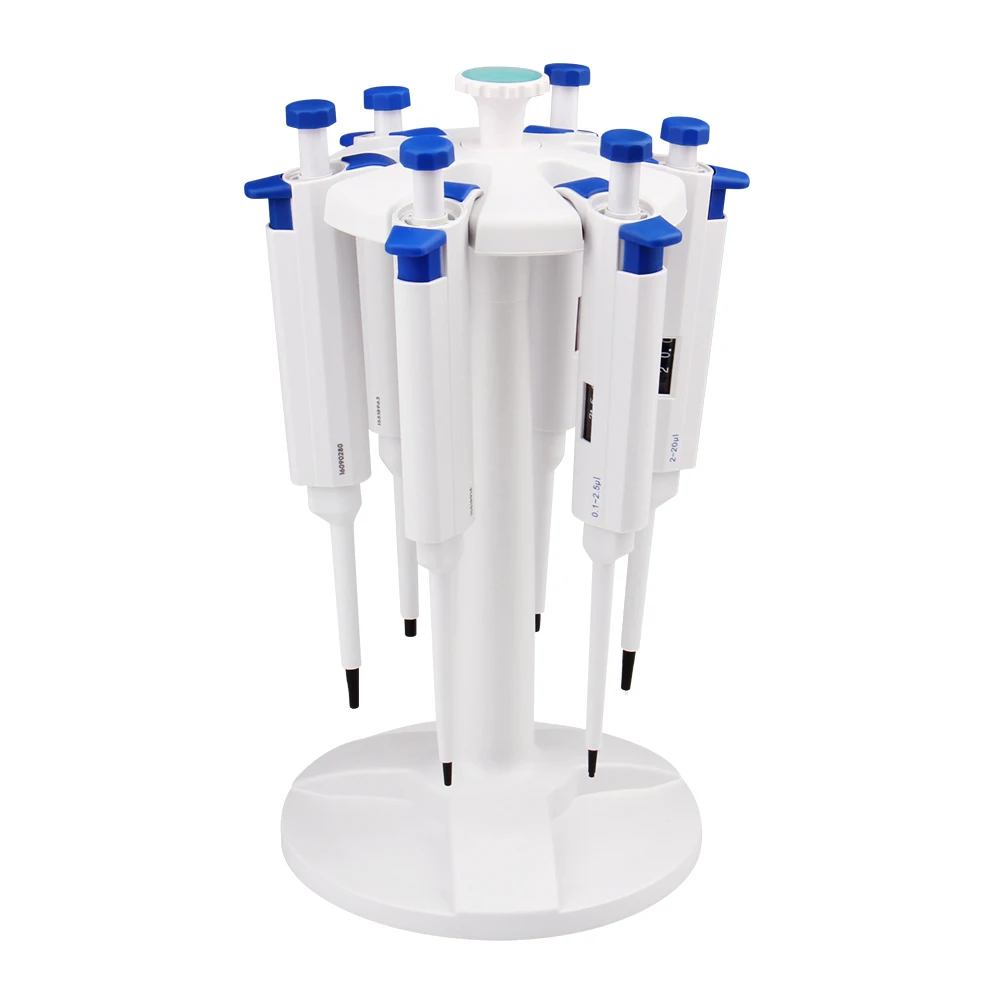Pipette Stand Lab Micropipette Stand Rack and Holder Can Hold 6 Pipettors