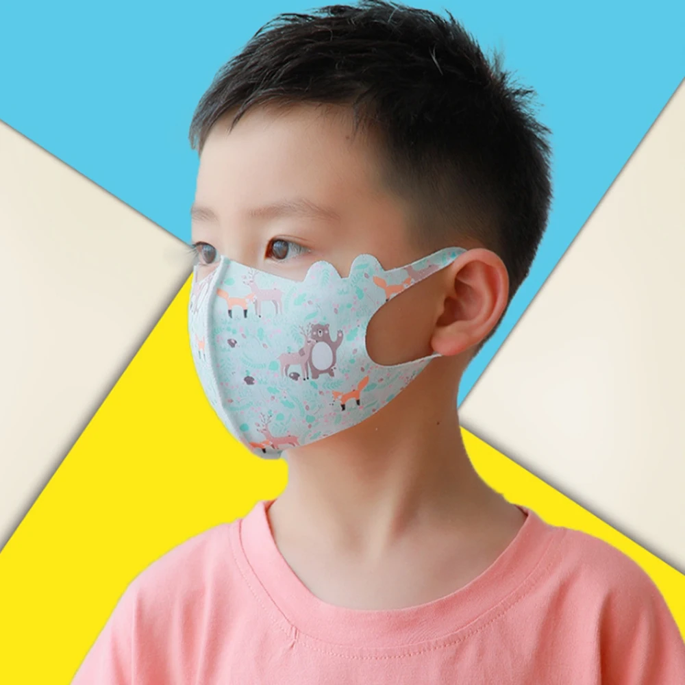 

Cotton child cosplay Face Fashion black Ear Loop Cotton Fabric Faceshields Mascarillas 2020