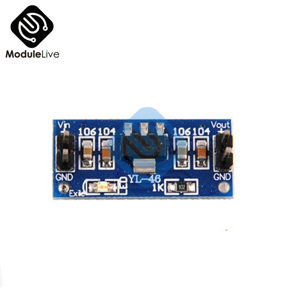 Новый 4 5 V 7V до 3 AMS1117 3.3V трансформаторы модуль крошечная плата 3.3|Трансформаторы| |