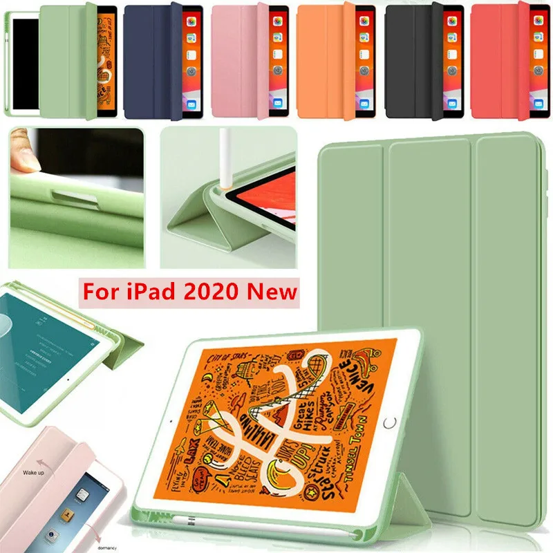 Чехол для iPad с держателем карандашей Pro 12 9 11 10 2020 Air 4 1 2 Mini 5 6 7 8 поколения|Чехлы