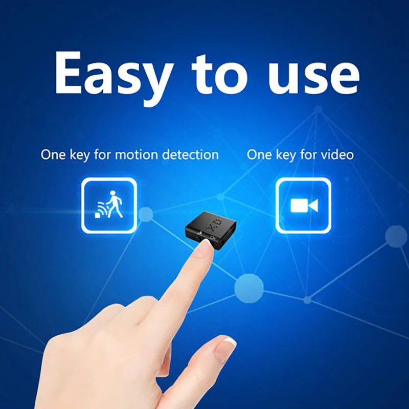 1080P HD мини камера безопасности видеокамера видеорегистратор DVR Ночное Видение