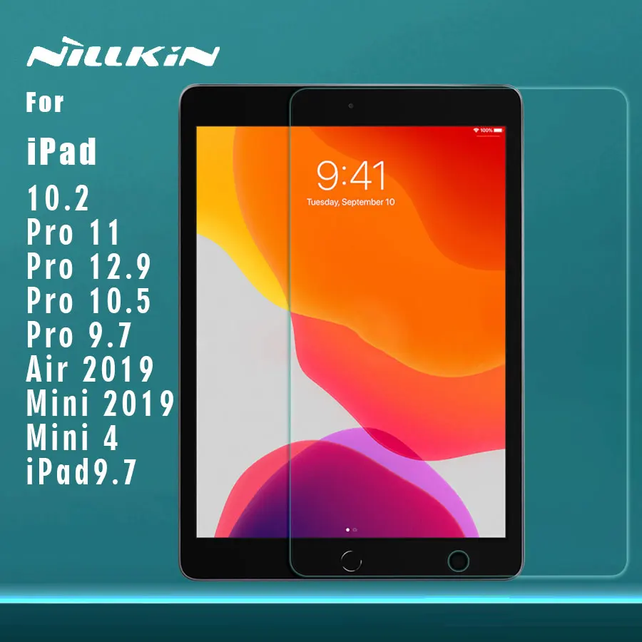 

Nillkin for iPad 10.2 iPad Pro 10.5 12.9 9.7 Pro 11 Air 2019 Mini 2019 4 9.7 2018 Tempered Glass 9H+ 2.5D Screen Protector Film