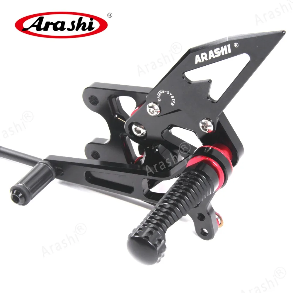Arashi GSXR 1000 K7 K8 Rider Rearset регулируемые Подножки для SUZUKI GSXR1000 GSX-R 1000 2007 2008 мотоцикла с ЧПУ