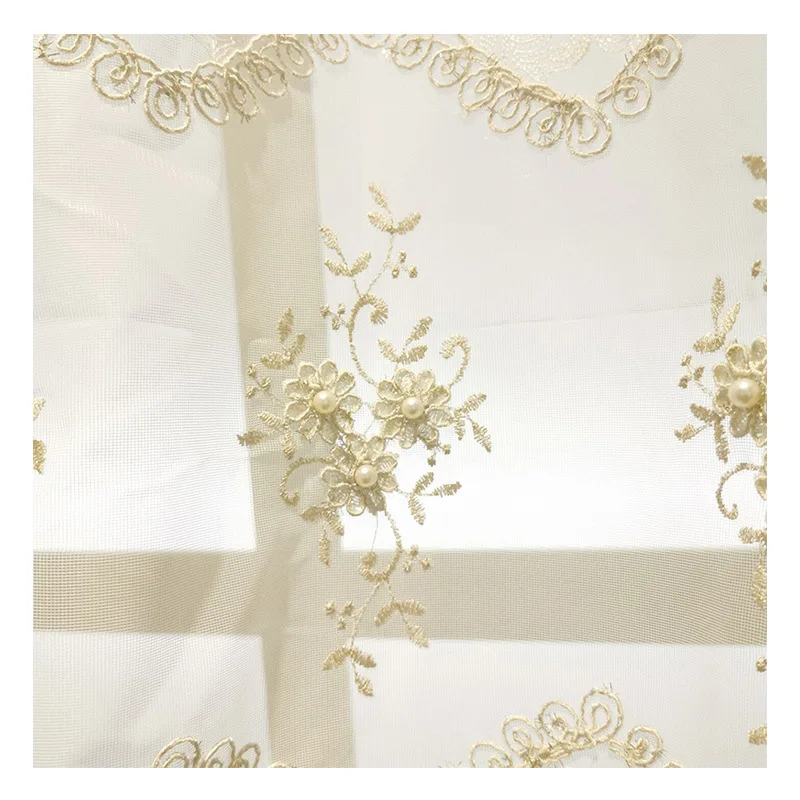 Новый Европейский Простой вышитый оконный экран светильник светопередающая