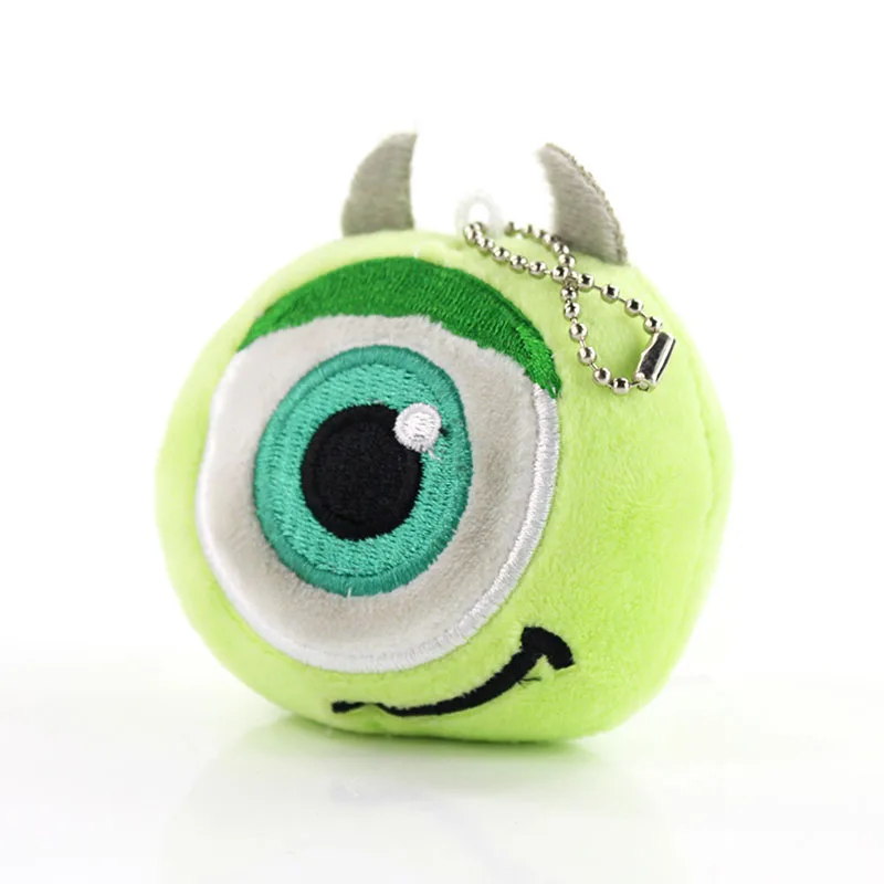 8-12 см James P Sullivan Mike Wazowski Mr Q Mike One eye Sulley Alien Pink Bear Плюшевые игрушки, брелок, Мультяшные подвески, подарок для ребенка