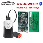 Новая двойная плата V9.0V3.0 для TCS Pro Bluetooth-совместимый сканер автомобилягрузовика OBDII диагностический адаптер 2018.R02020.23 Бесплатная доставка