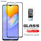 ДЛЯ Vivo Y51 стекло для Vivo Y51 закаленное стекло Защита для экрана пленка для объектива камеры полное клеевое стекло Vivo Y51 Y51S 2020 защитная пленка