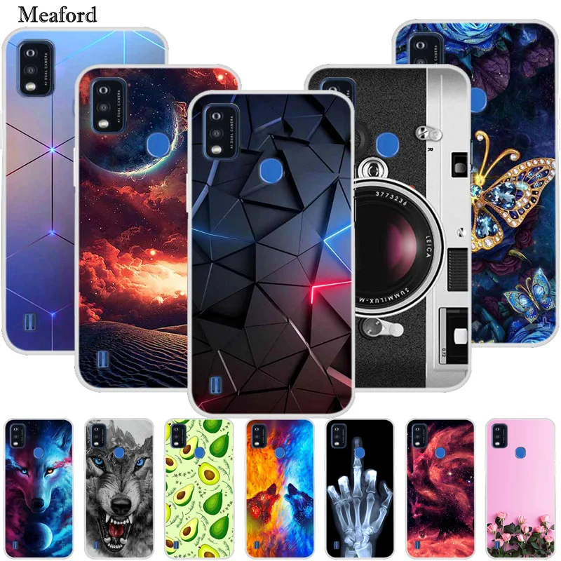 Чехол для ZTE Blade A51 роскошный силиконовый мягкий чехол из ТПУ телефона Lite Capa