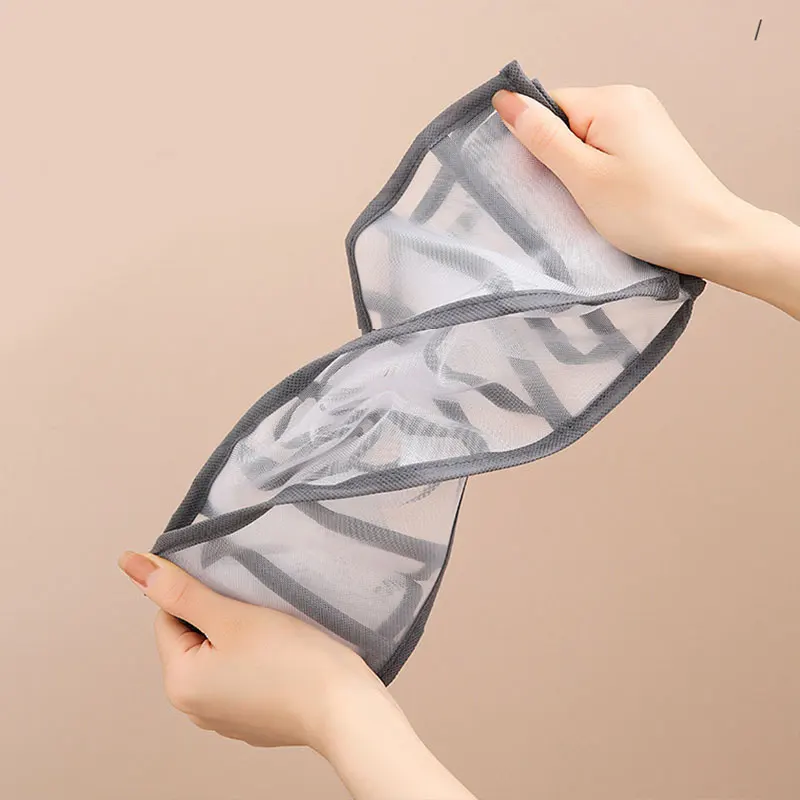 

Household Solid Color Storage Box Folding Socks Bra Underwear Storage Bag Multiple Grids YE-Hot