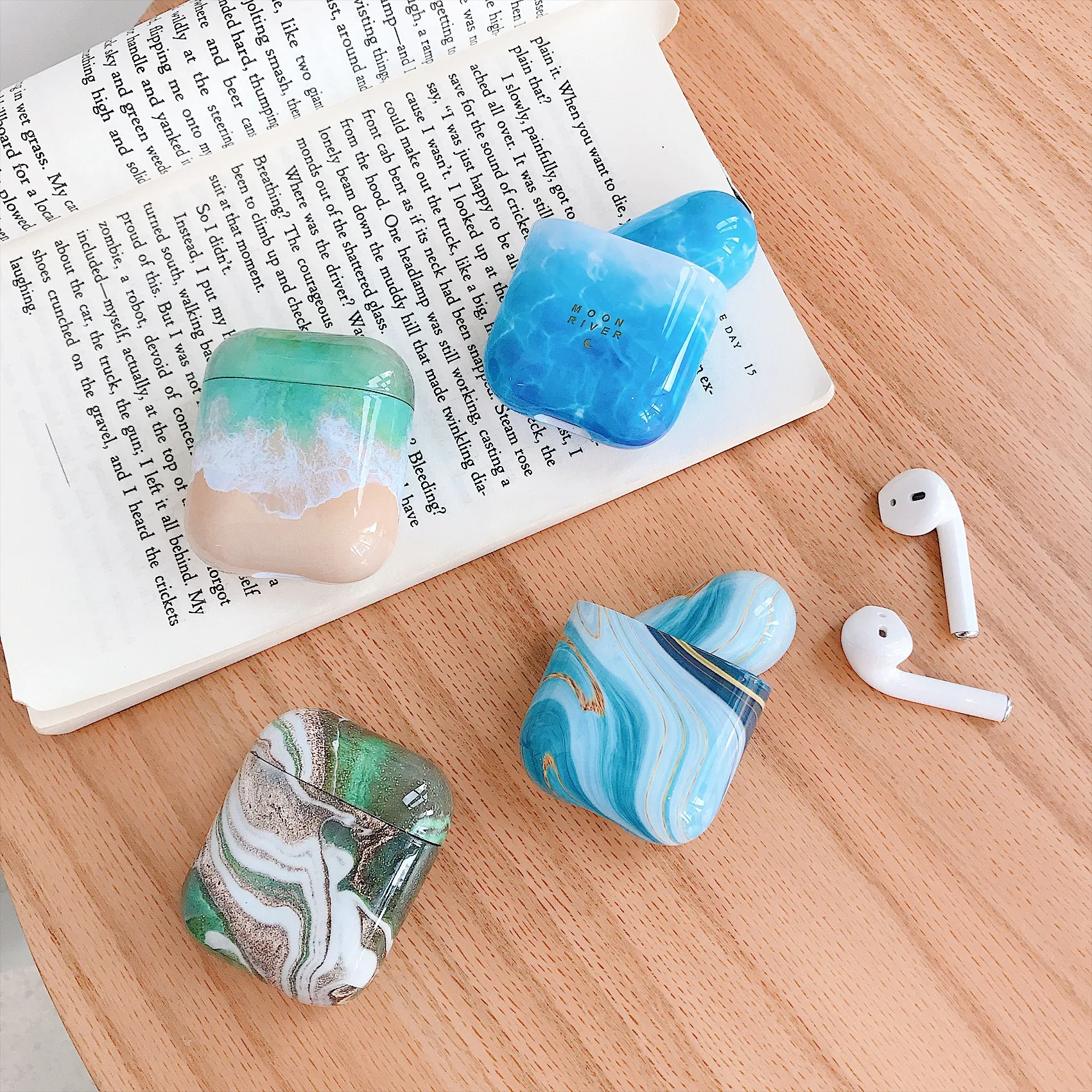 Чехол для зарядки наушников чехол Airpods 2 Apple AirPods Bluetooth коробка гарнитура защитный
