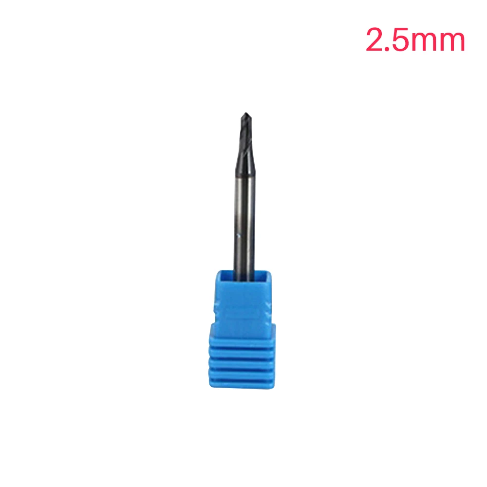 2.5mm Токарный станок с ЧПУ, фреза, торцевая фреза, сверло 50 мм, Вольфрамовая сталь, фреза, покрытие, фрезы, топ для дерева, алюминия - Длина режущей кромки: 2.5mm
