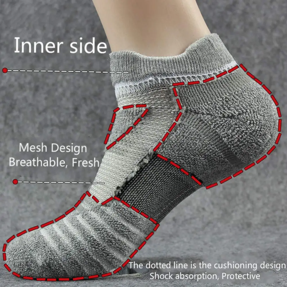 Мужские баскетбольные Носки спортивные беговые футбольные велосипедные дышащие