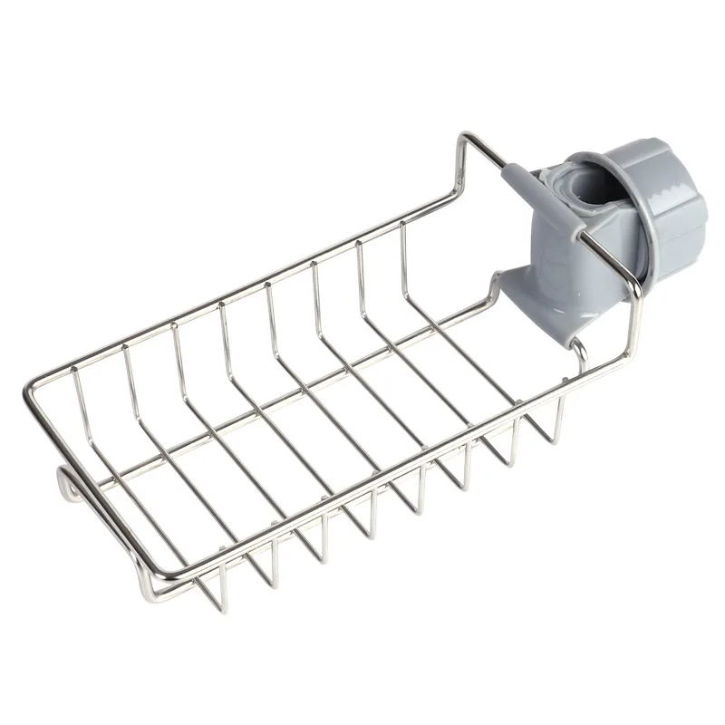 

Kitchen Tools Accessories Stainless Steel Storage Holders Faucet Sponge Hanging Basket Storage Rack Multifunctional Shelvs