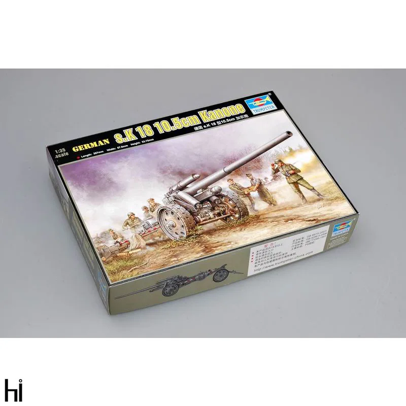 Пластиковая модель Trumpeter 02305 немецкая 1/35 мм s.K 18 набор для сборки моделей в стиле